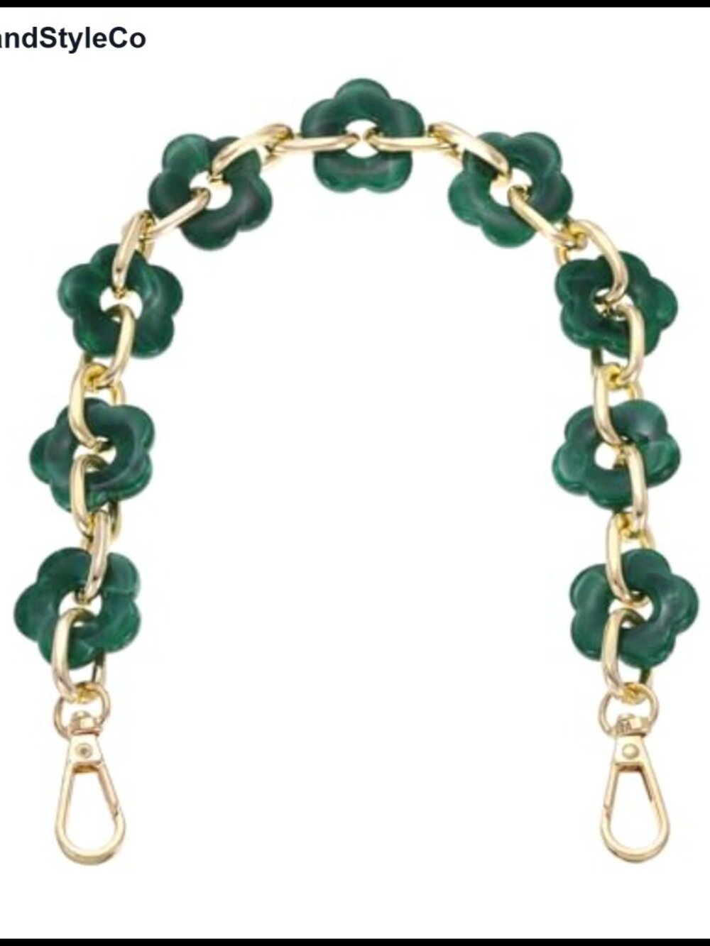 Acrylic Chain Strap Purse Extension Short Chain 15.7" Bag Accessory